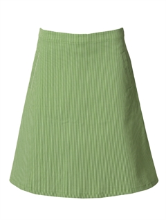 duSofia Basic Stripes Green/White - du Milde basis nederdel