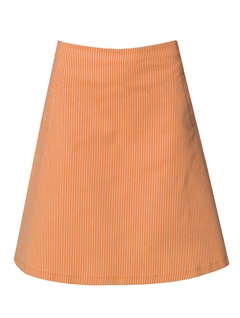 duSofia Basic Stripes Orange/White - du Milde basis nederdel