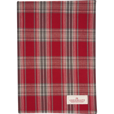 Tea towel Elia red