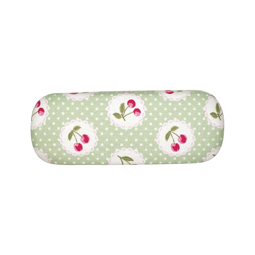 Tether lejesoldat Ged Glasses case Cherry berry p.green - Greengate