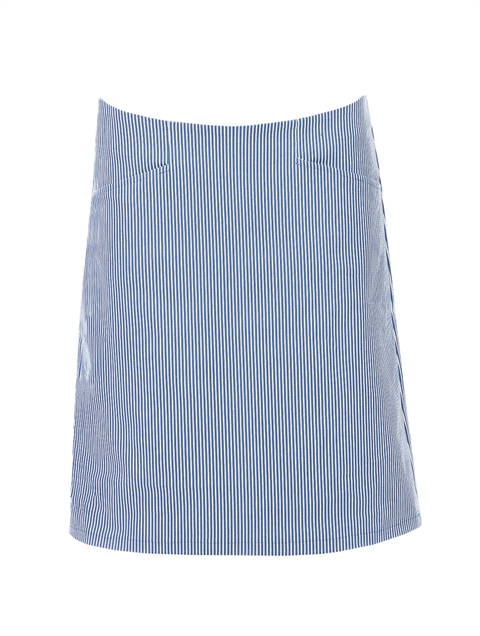 duAneta Basic Stripes Lightblue/White - du Milde basis nederdel